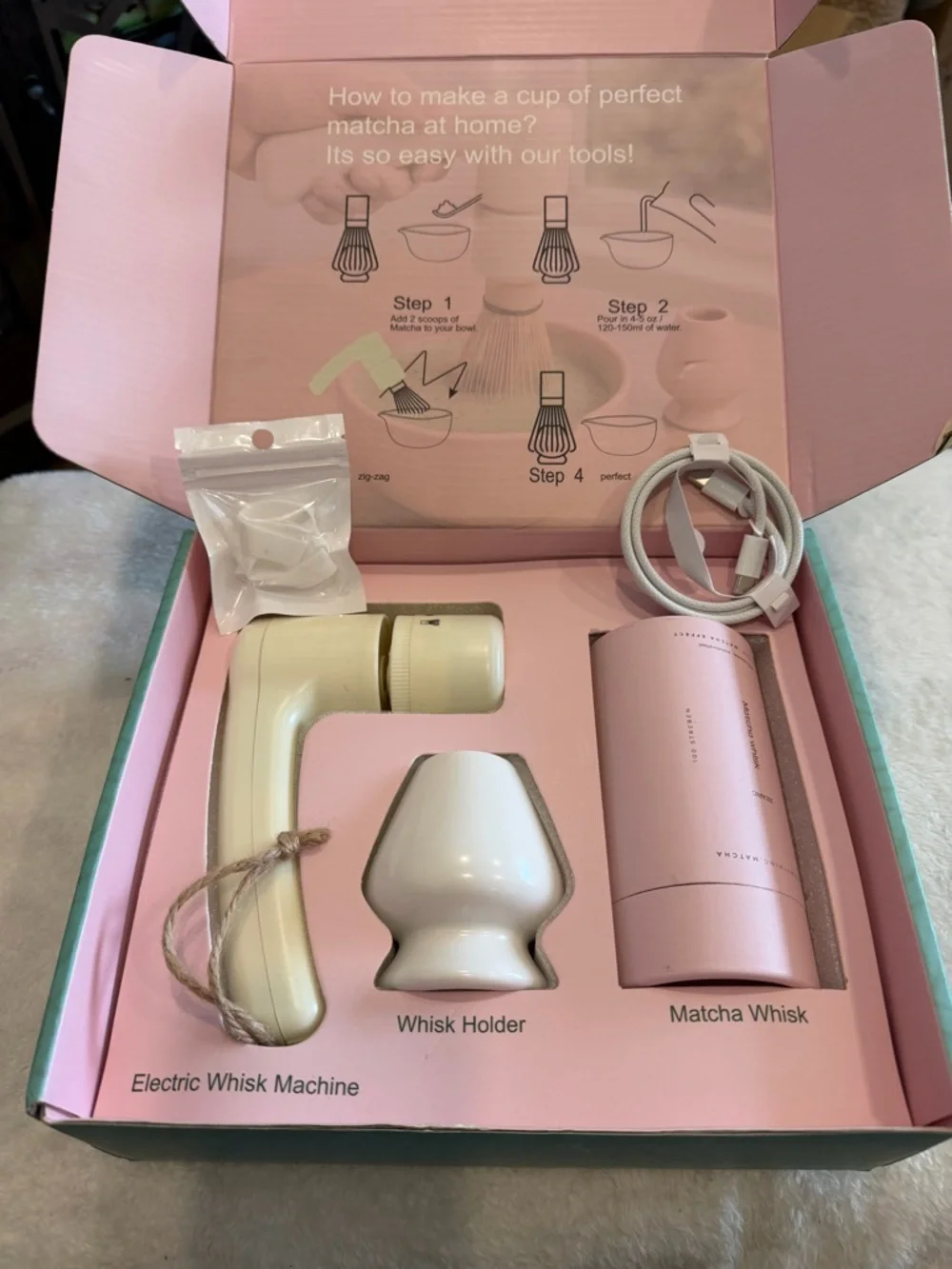 Handheld electric matcha set new
